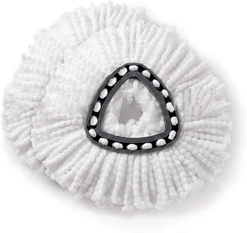 Replacement mops, replacement head accessories, replacement mops, compatible with Vileda Turbo/O-Cedar, 2 pieces