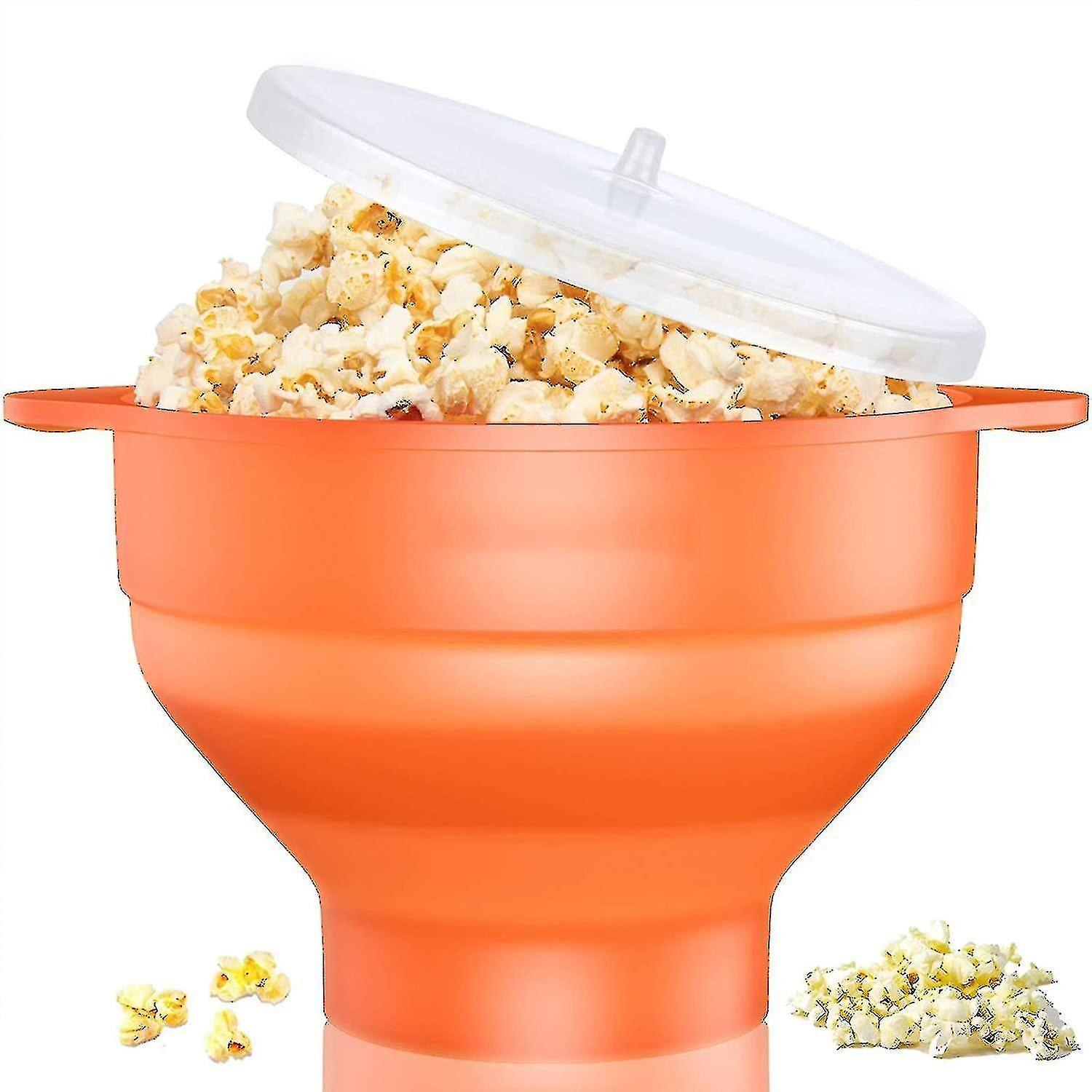Popcorn Popper, Microwave Safe, Silicone Popcorn Maker And Dishwasher