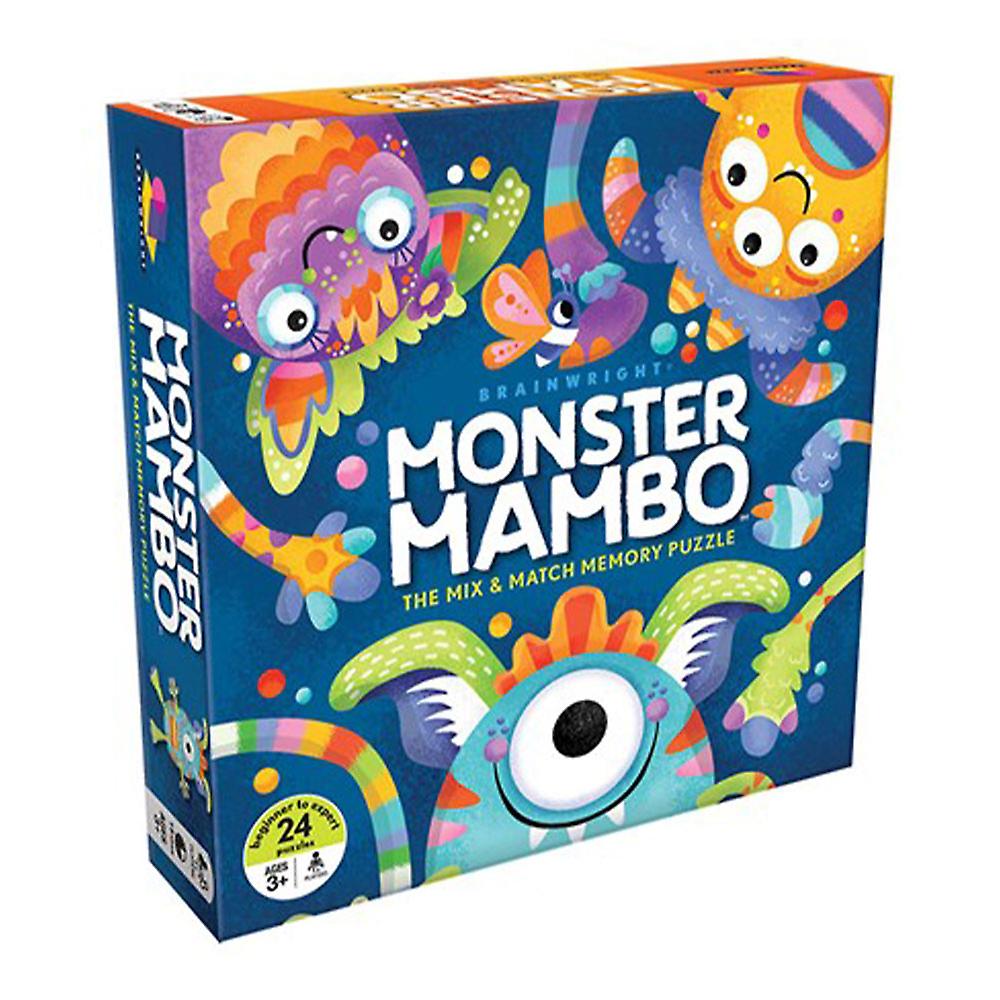 Brainwright Monster Mambo Mix and Match Memory Puzzle for 1 Player Ages 3+