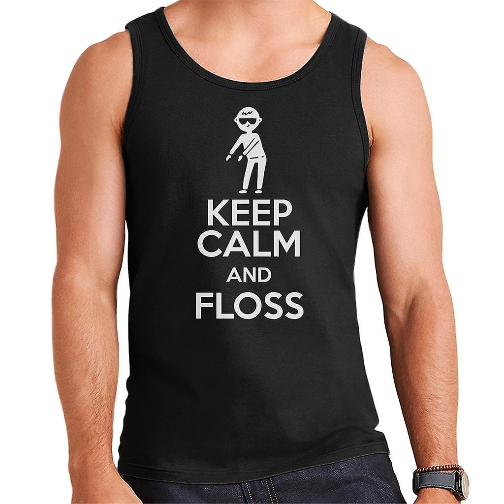 Flossing Keep Calm And Floss Men's Vest