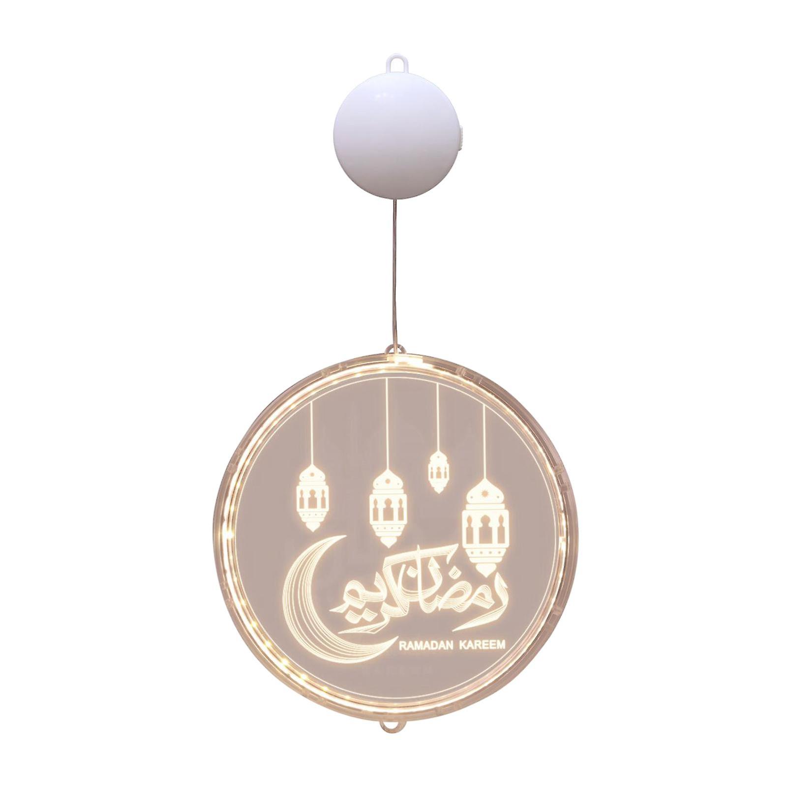 Ramadan Mubarak Eid Decorations Acrylic LED Lights Night Light Style 2
