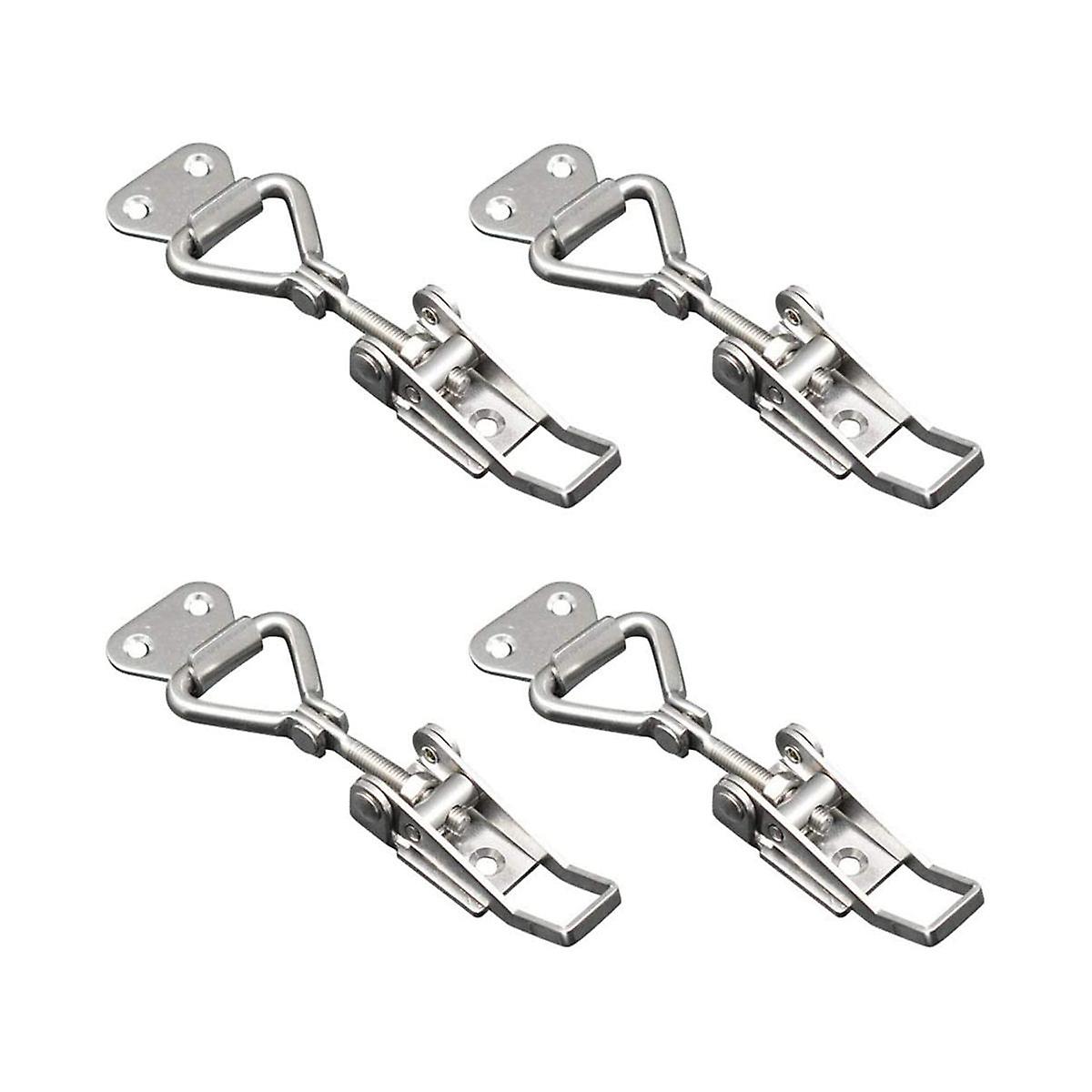 4 Pieces Right Angle Adjustable Buckle Vertical Quick Clamp Box Buckle Latch Clamp Right Angle Buck
