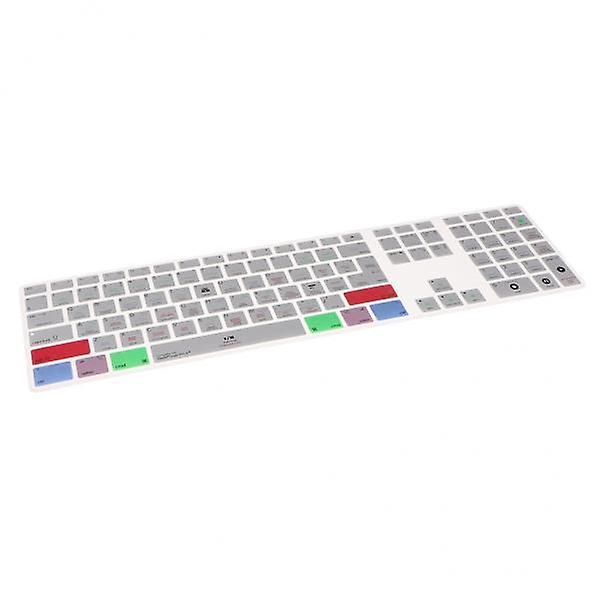 2xKeyboard غطاء واقي الجلد لجهاز Apple Macbook Laptop Notebook Logic Pro X