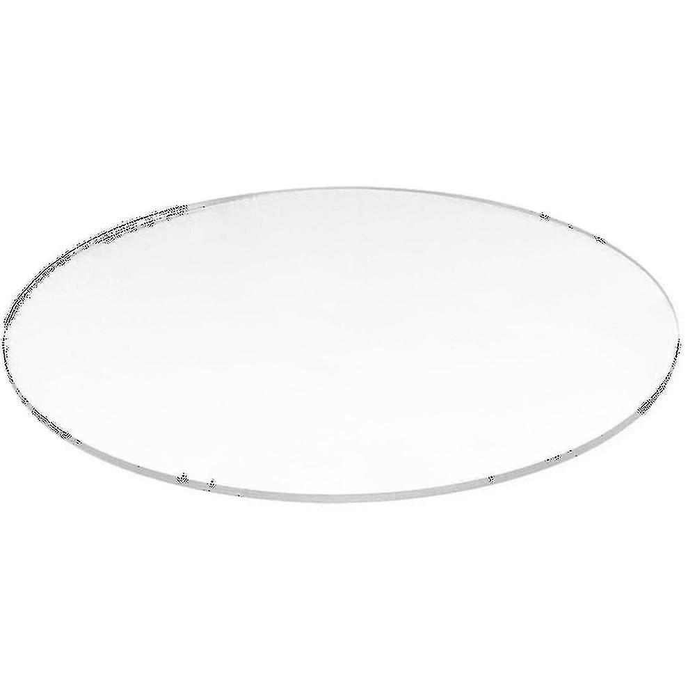 Transparent 3mm Thick Mirror Acrylic Round Disc Diameter:85mm
