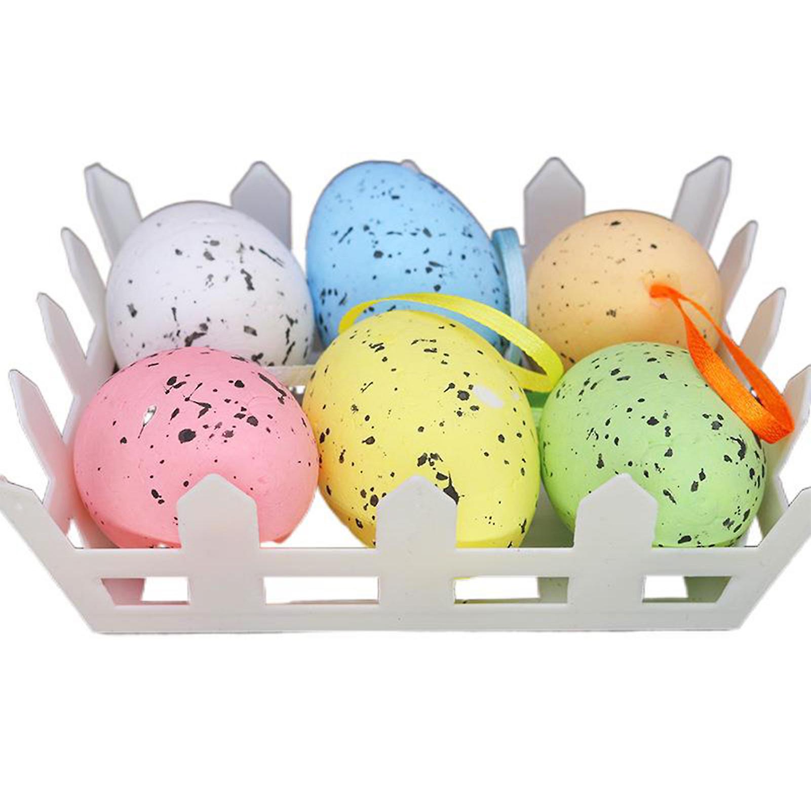 Colorful Easter Holiday Toy Eggs Attractive Reusable Easter Mini Eggs For Easter Household Decoration