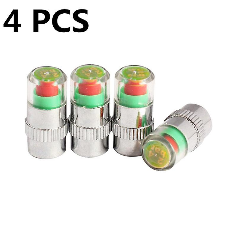 4pcs/set Mini Useful Car Track Sensor Safety Led Universal Car Diagnostic Tools Indicator Alert Tire Pressure Monitor Valve