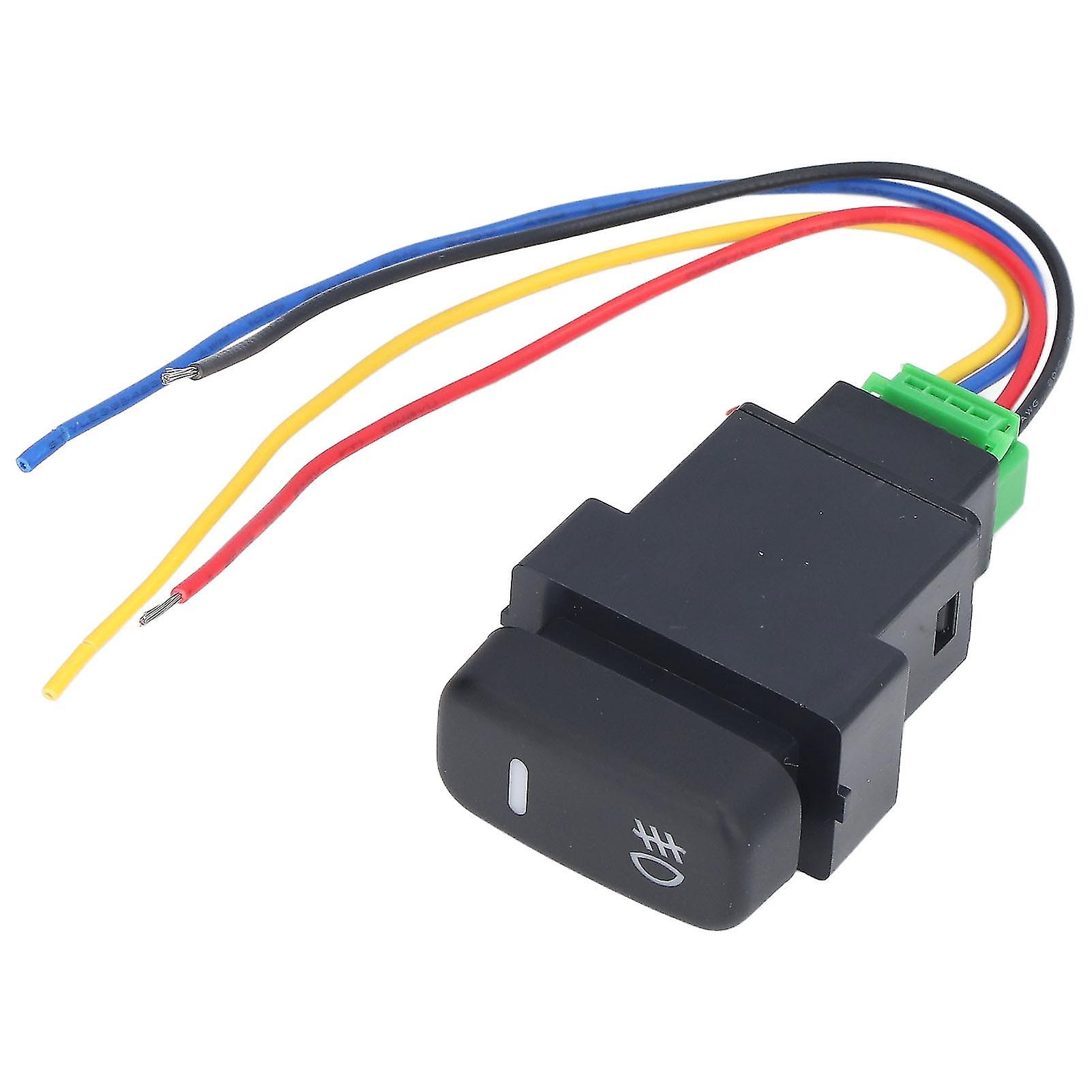 Foglight Switch ABS LED Fog Light Lamp Harness 12V Accessory for Car Modification