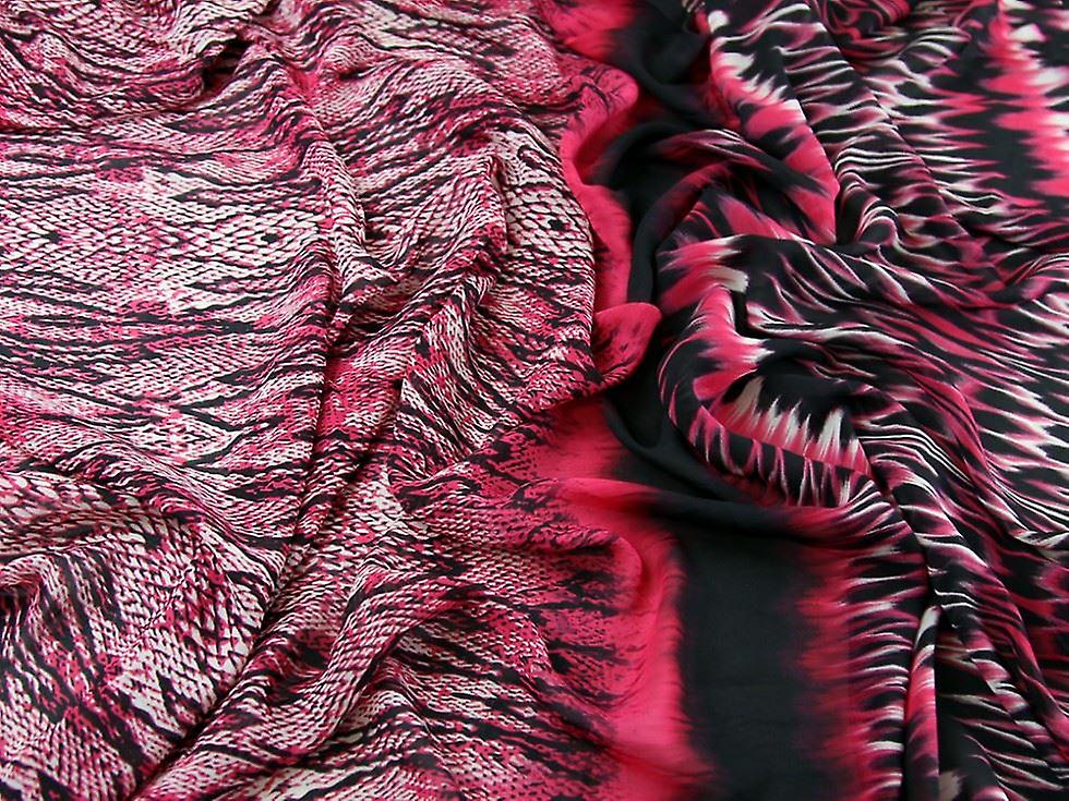 1.4m Sheer Chiffon Fabric Pink - per metre