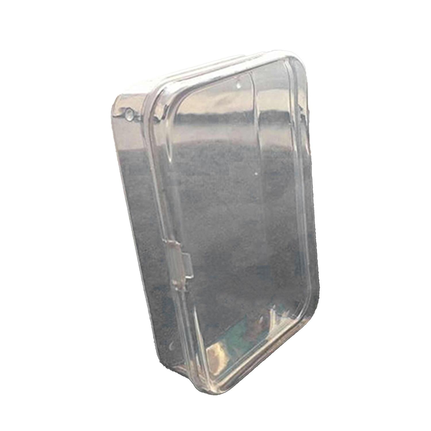 Plastic Storage Box Large Capacity Transparent PP Eco-friendly Sturdy Plastic Case for Crafts