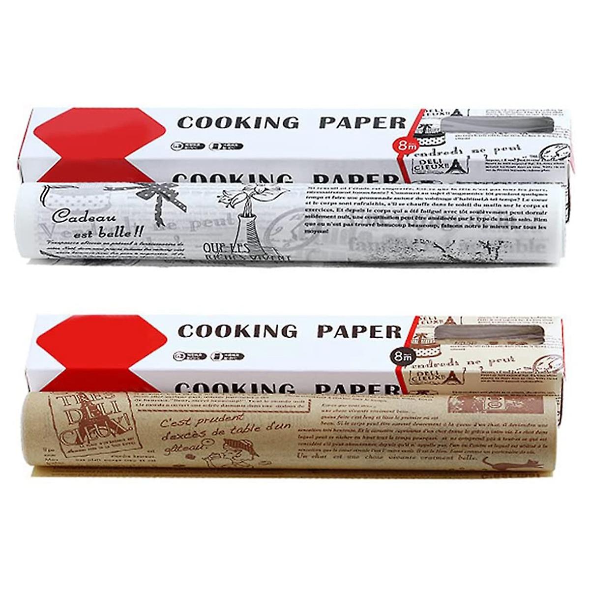High Temperature Resistant, Waterproof and Greaseproof Baking Paper,Non-Stick Baking Paper Roll for