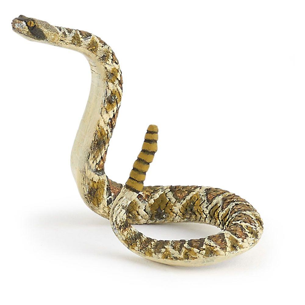 Papo wild animal kingdom rattlesnake toy figure, three years or above, multi-colour