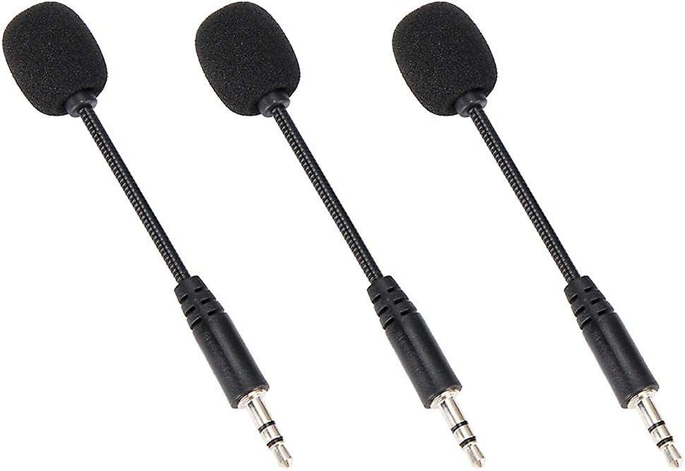 Mini Microphones, 3PCS Adjustable Flexible Extended Mini Capacitive Microphone,with 3.5mm Jack,for C
