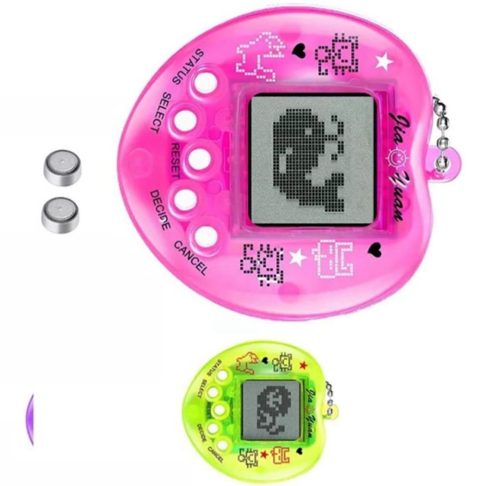 2個の仮想ペットゲームミニハートシェイプマルチペットモードデジタル電子ペットおもちゃギフト