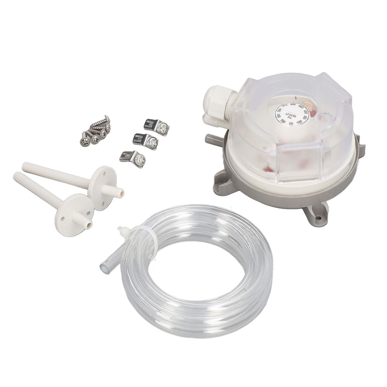 مفتاح الضغط التفاضلي 50-500pa مقاوم للماء التدفئة التهوية فرن تنفيس ضغط الهواء التبديل