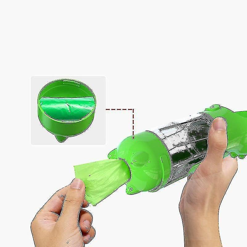 Multipurpose Cup 300ml Portable Dog Feeder Drinking Water Bottle With Poop Bag