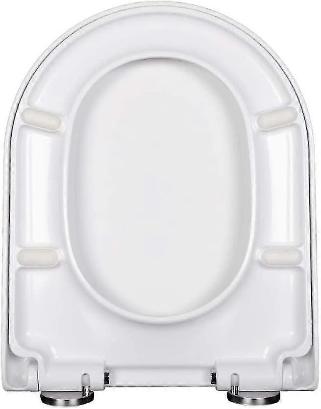 V-shaped And U-shaped Toilet Seat With Soft Closing And Easy To Clean White With A Quick Release But