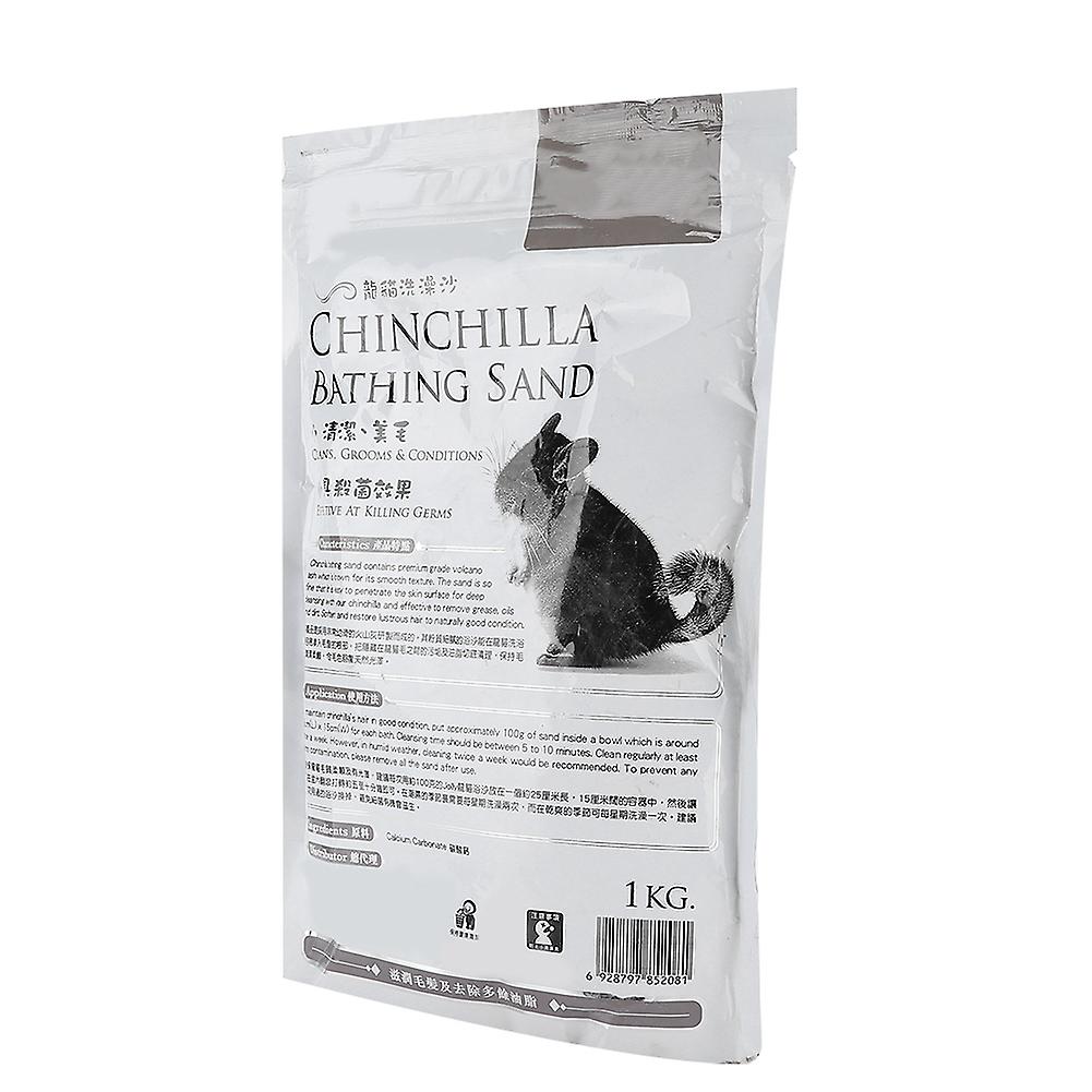 Safe Bath Sand for Small Pets Hamster Chinchilla Deodorizing