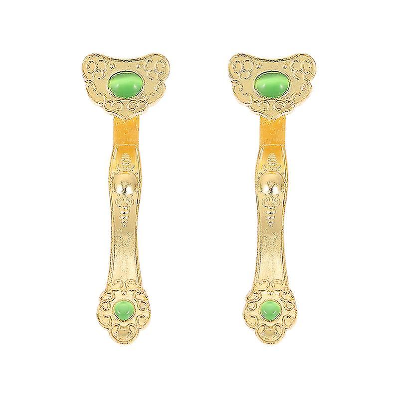 2pcs Zinc Alloy Ruyi Decor