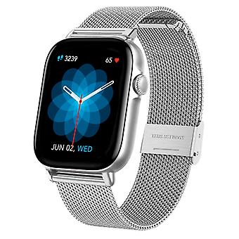 Smartwatch Smarty 2.0 SW035 Cyfrowy zegarek damski z bransoletą ze stali nierdzewnej SW035G02