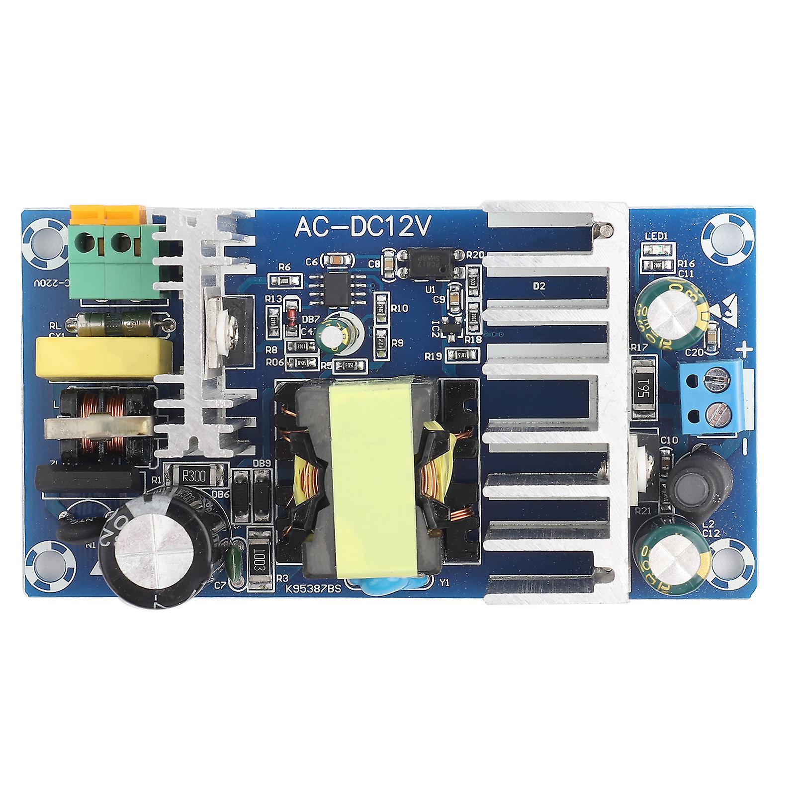 Ouitble Power Supply Circuit Module 12V 8A 100W Switching Power Supply Board AC DC Circuit Module
