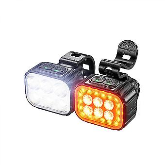 Veeki  Bike Light Front and Back,USB-C Rechargeable Flashing Head Rear Light,Waterproof LED Battery Indicator Bicycle Lamp