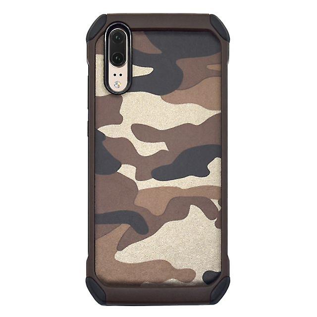 Silicone Case Cover for Huawei P9 - Camuflagem Brown