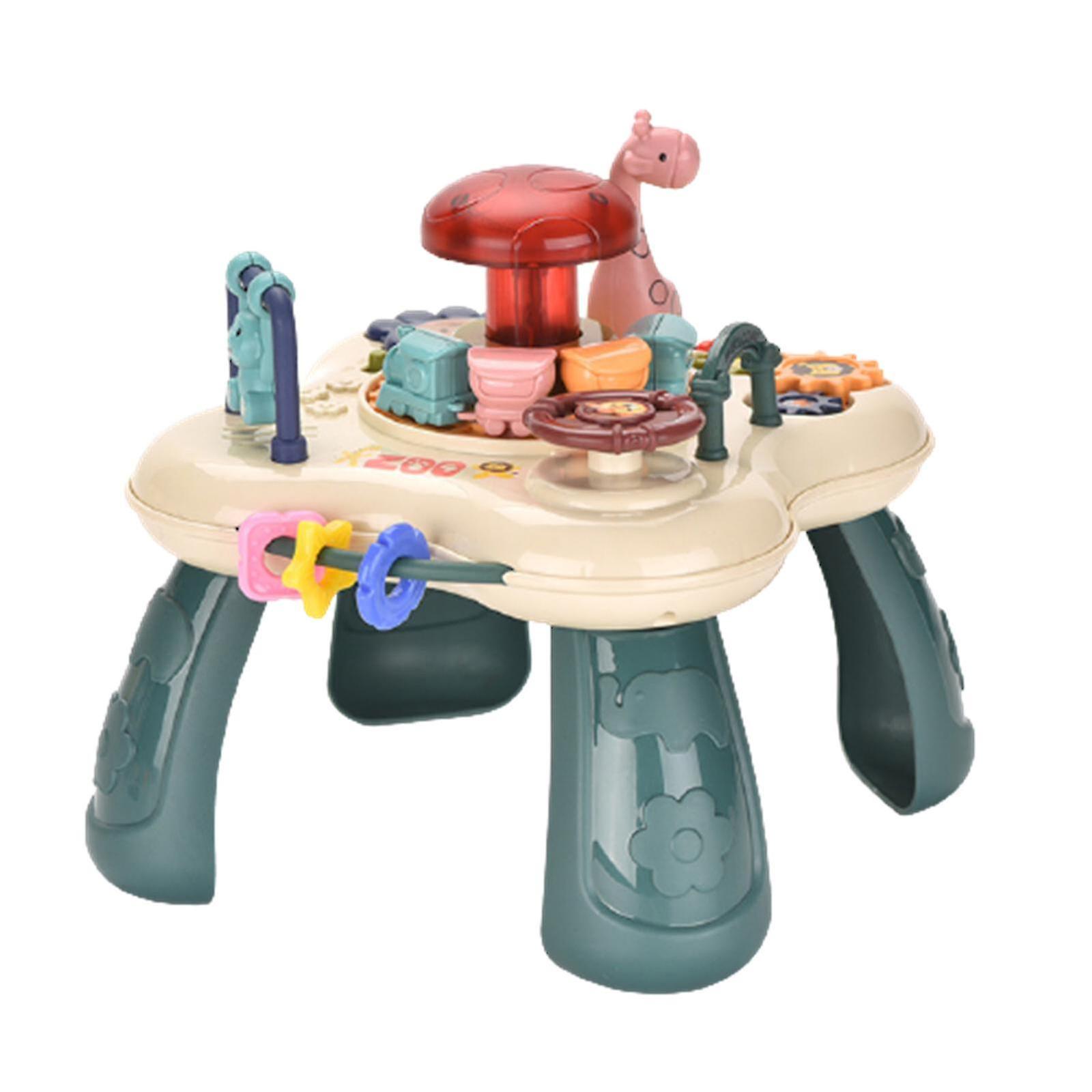 Animal Paradise Kids Play Table With Colorful  Light Battery Powered Kids Early Development Toy