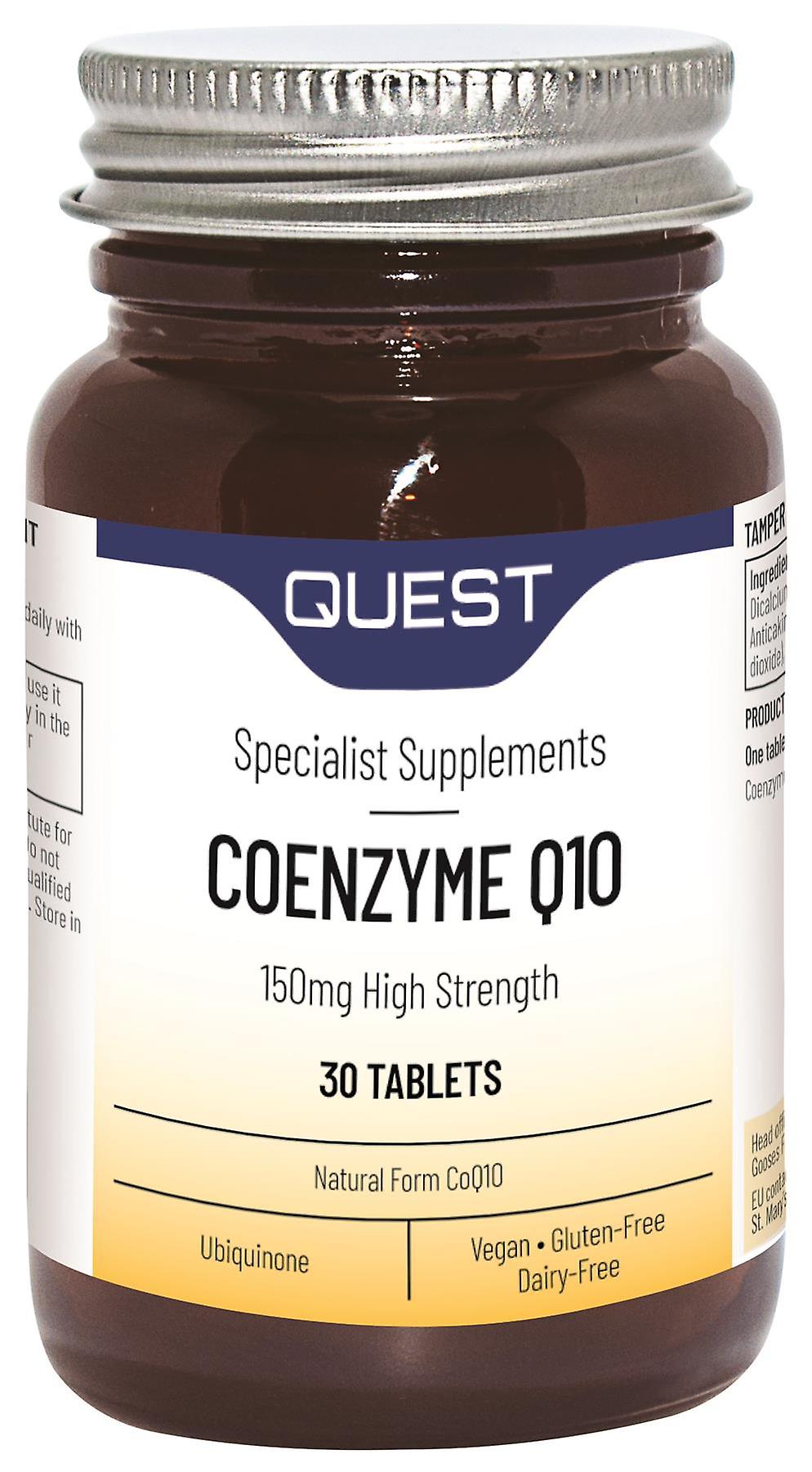 Quest Coenzyme Q10 - Cardiovascular Health - 150mg - 30 Tablets