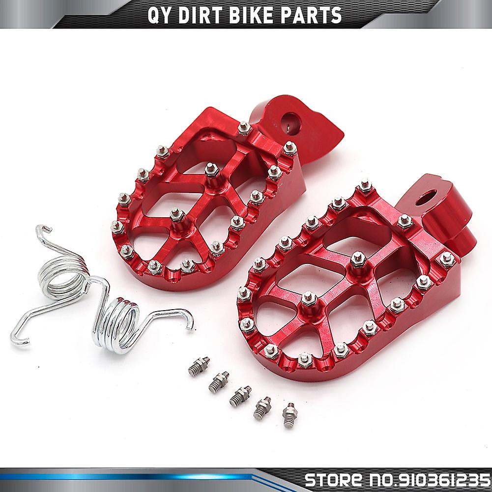Für yamaha 65 85 125 250 426 450f fx wr yz Dirt Pit Bike Motocross Motorrad Fuß stütze Fußrasten cnc Fußrasten Pedale