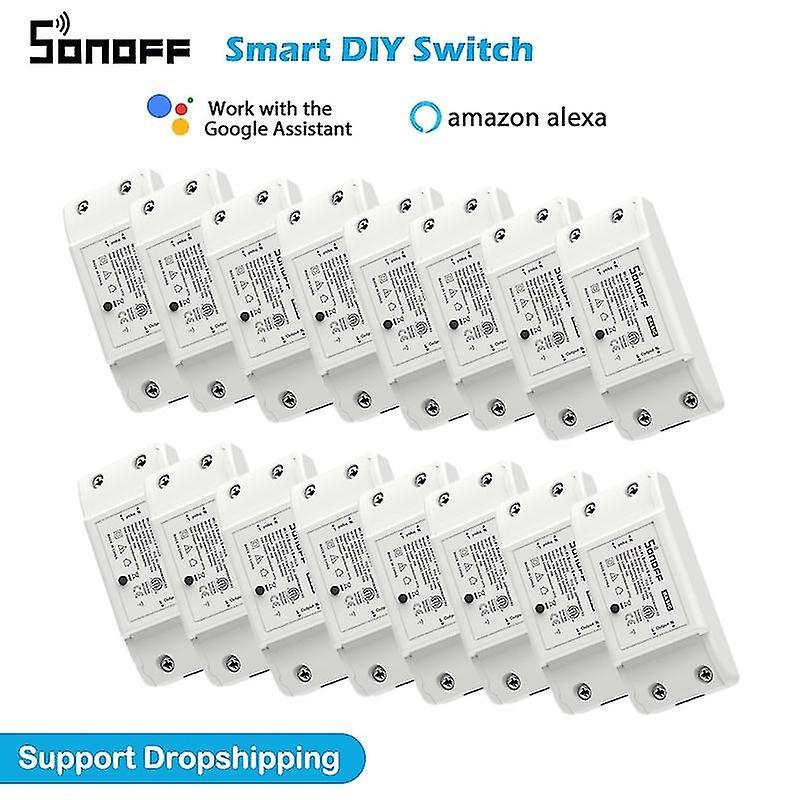 1-20 قطعة Sonoff Basic R2 10a 2200w Wifi Smart Home Switch Controller Timer