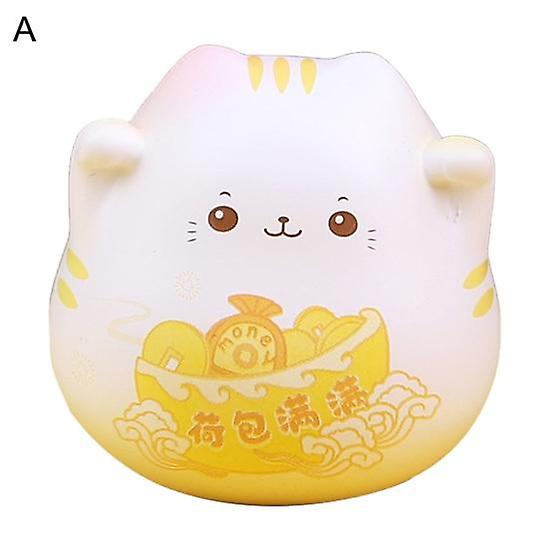 Useful Cat Figurine Nice-looking Eco-friendly Smooth Surface