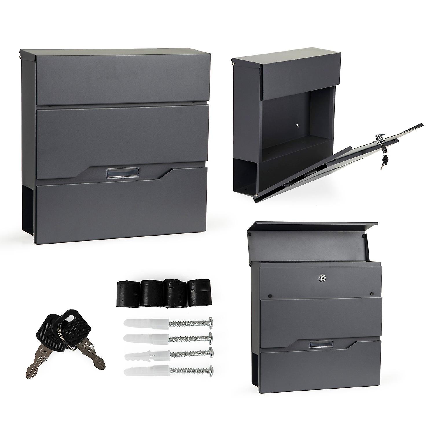 Krantenbrievenbus van gegalvaniseerd staal