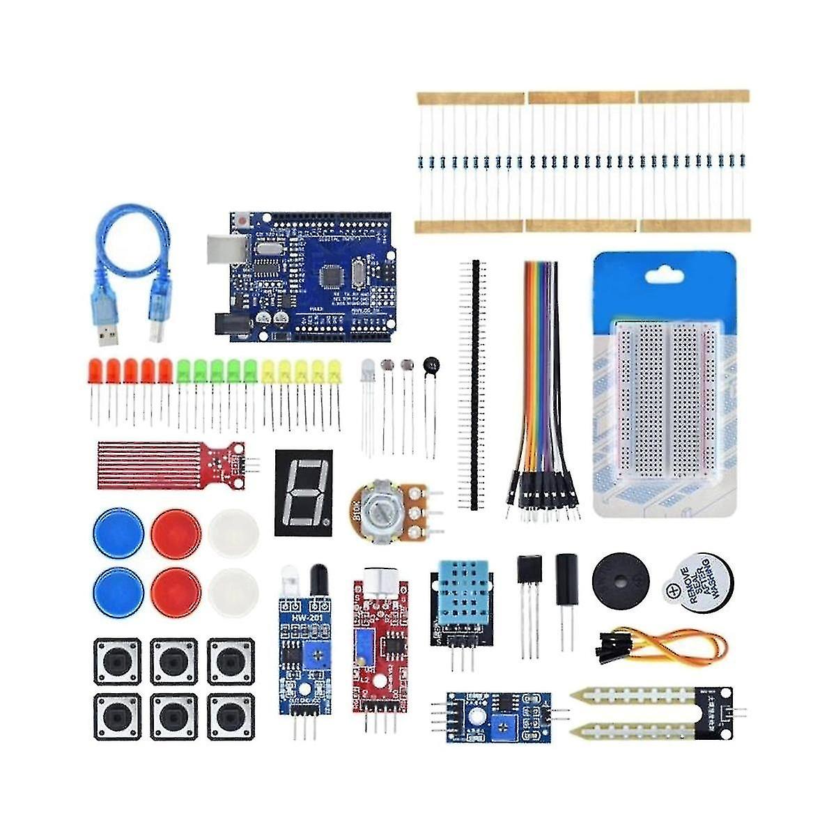 For R3 New Maker 400-hole Set S Breadboard Sensor Obstacle Avoi Modud