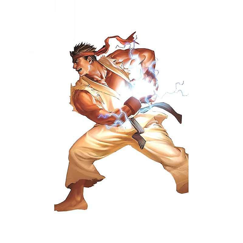 Interesting 13cm X 12.9cm For Ryu Arcade Fighter Windows Decalss Occlusion Scratch Car Stickers Refrigerator Waterproof Graphics