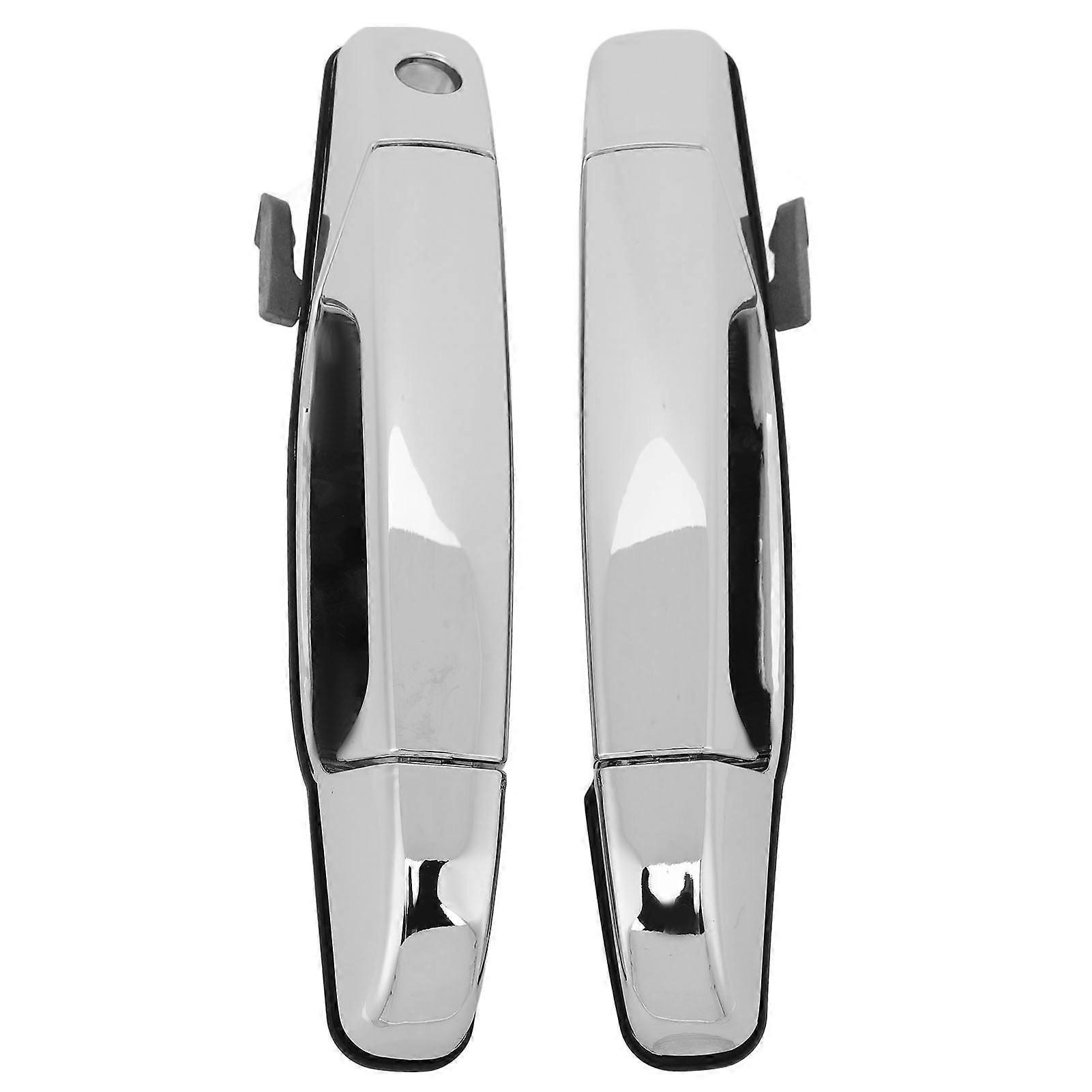2pcs εξωτερική λαβή πορτών χρωμίου ABS πλαστική αυτοκινητοβιομηχανία εξωτερική λαβή πορτών για 1500 20072013 μπροστινή πόρτα OE (22738721/22738722) NO.9599