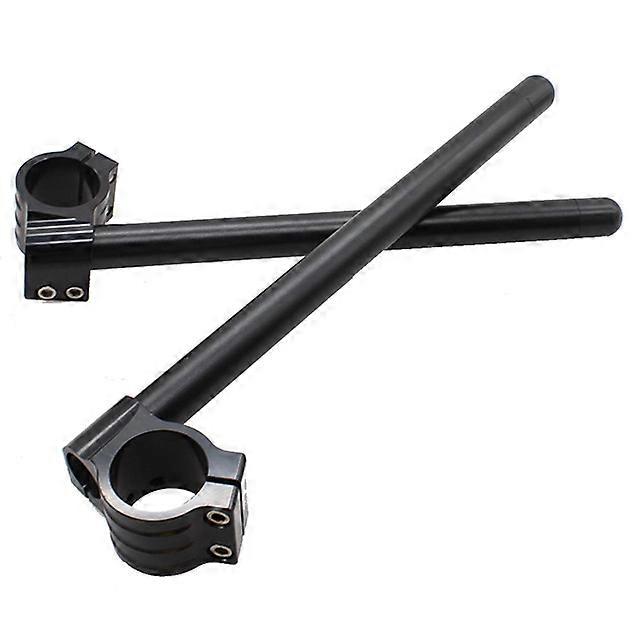 Black CNC Motorcycle Clip On Clipon Handlebar Fork Clamp Handle Bar 30 31 33 35 36 37 38 39 41 43 45 46 48 50 51 52 53 54 55mm