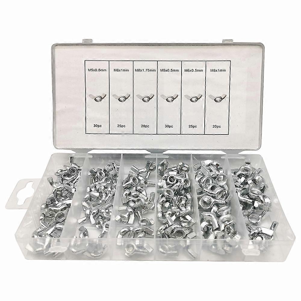 150pcs/lot Disc Nut Hardware Wing Nut Combination Set Small Hardware
