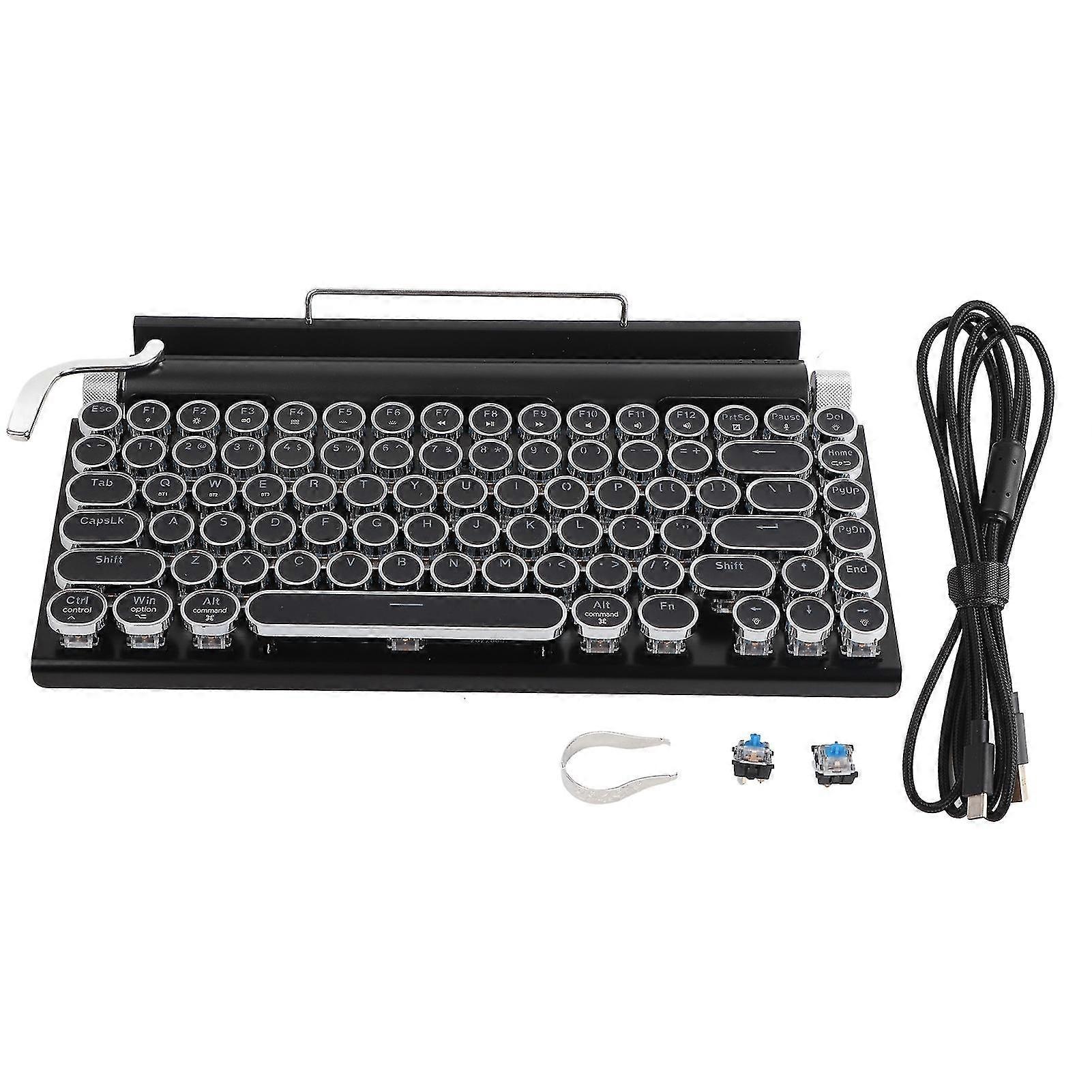 Retro Typewriter Keyboard,Retro Typewriter Keyboard 83 Typewriter Keyboard Retro Typewriter Unparalleled Experience