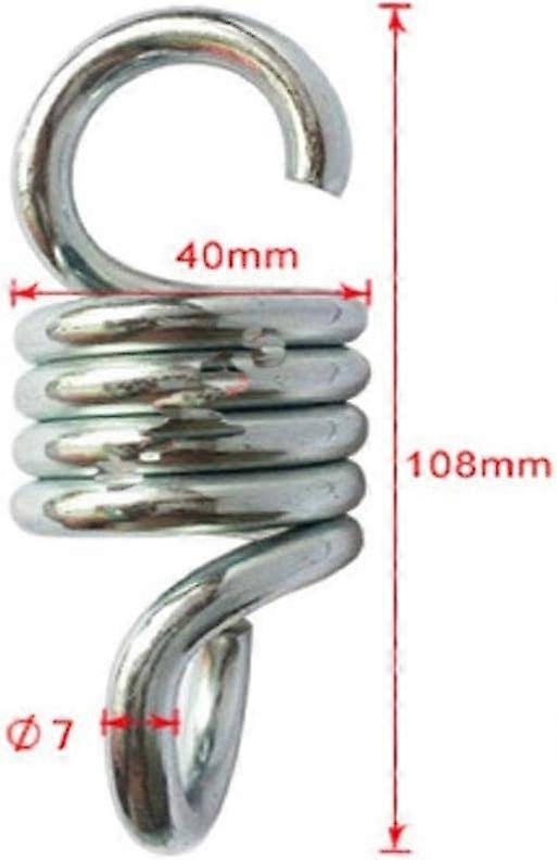 2 pieces of extension springs for tilt brackets, stainless steel double hook extension spring replac
