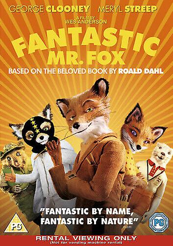 Fantastic Mr. Fox DVD (2010) Wes Anderson cert PG - Region 2