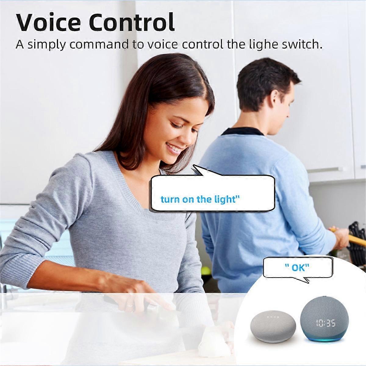 4-Way On/Off Switch Graffiti Smart ZigBee Smart 4-Way On/Off Switch Mini Concealed Box Switch