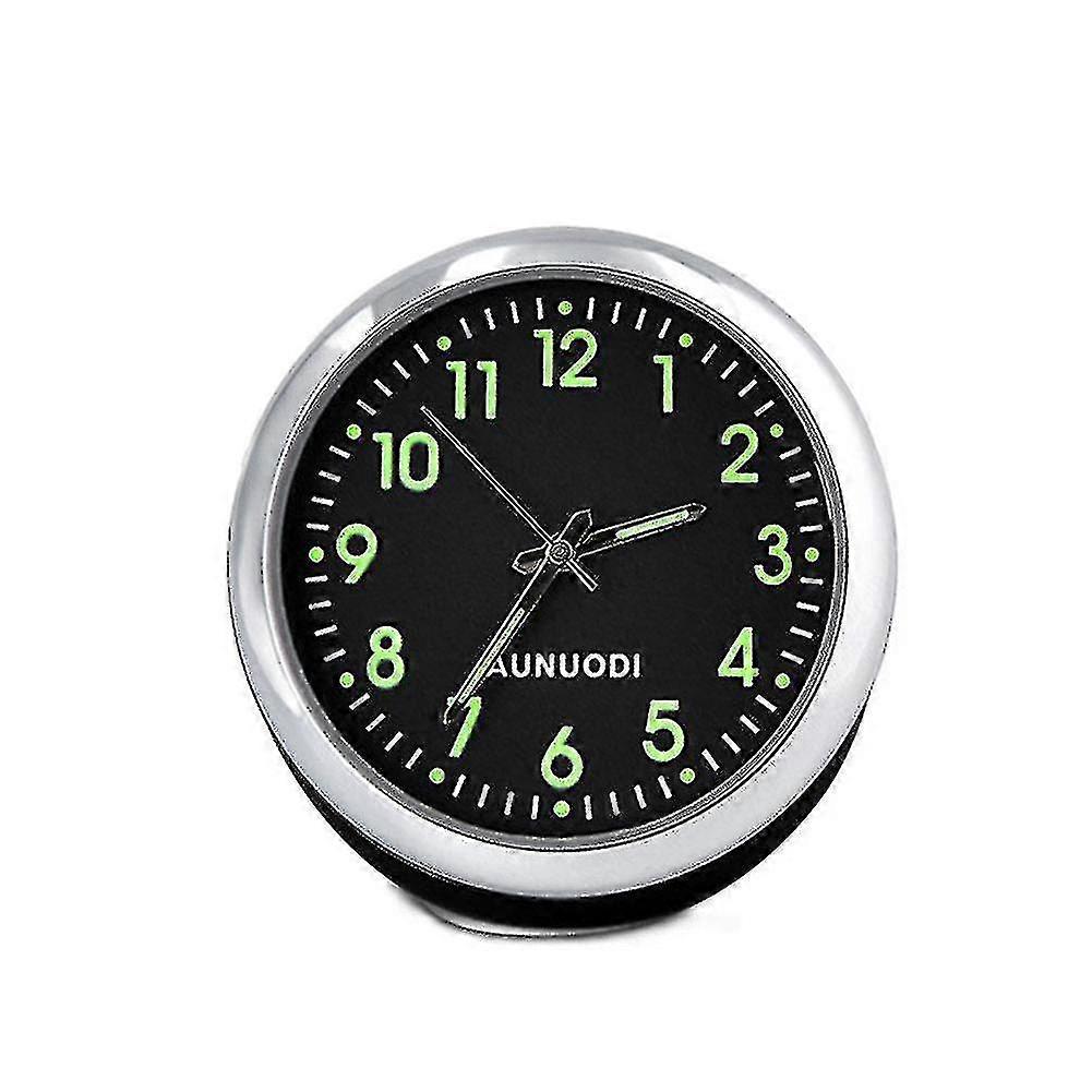 1 Pcs Lumineux Auto Car Quartclock Car Dashboard Clock Table d’horloge Onboard Black Clocks