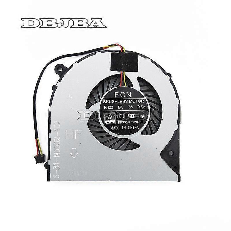 cpu-lüfter für Clevo W350DW F57 m510D1 F57 F57-D5R D1 D1T D2 D3 D2R 6-31-N5502-102 CPU-Lüfter DFS551205WQ0T FH22