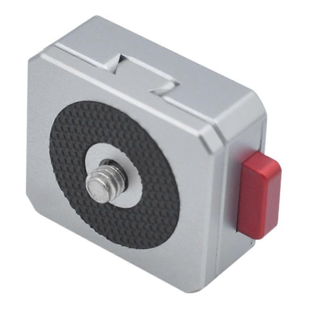 V Mount Battery Adapter Quick Release Plate Multifunction with 1/4in Screw Hole to Fit for All PTZ