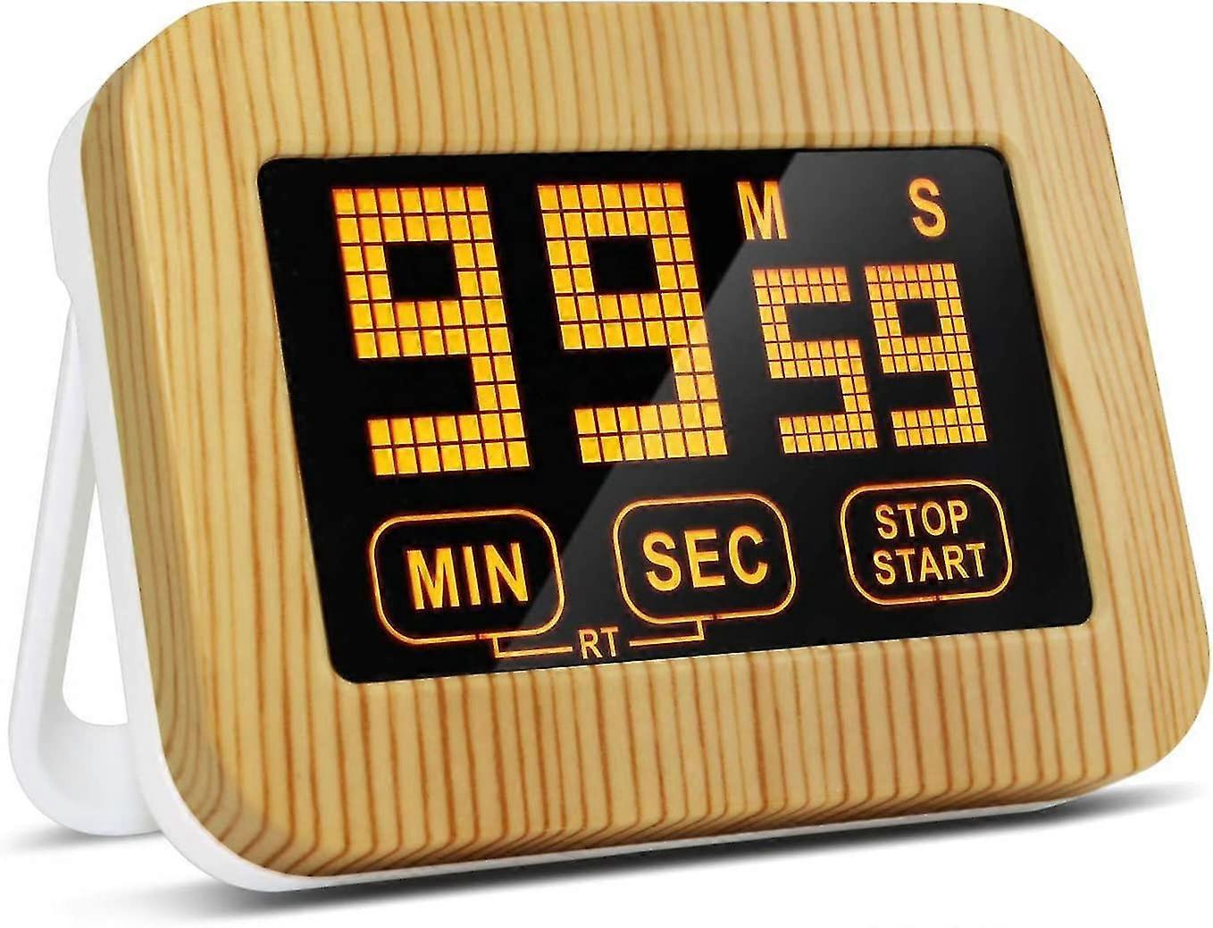 Touch Screen Kitchen Timer Digital Kitchen Timer Magnetic Electronic Egg Timer Stopwatch With Lcd