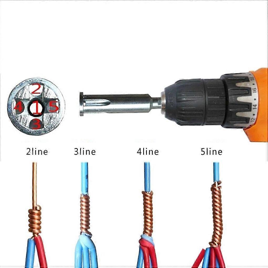 Electrician Wire Stripper Automatic Peeling Twisted Line Device General Connector Twisting Tools