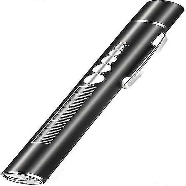 Pen Light Portable Dual Light Source Led Pen Torch Rechargeable Penlight With Po