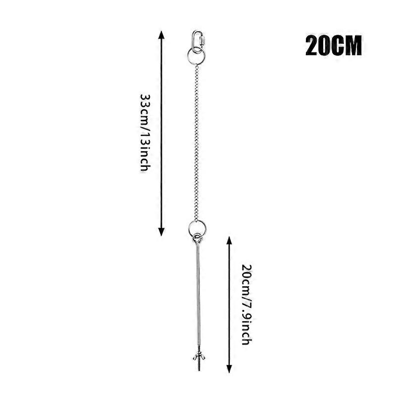 Vegetable Hanging Feeder Fruit Food Holder Stainless Steel Foraging Accessories Toy for Hens Large Birds New