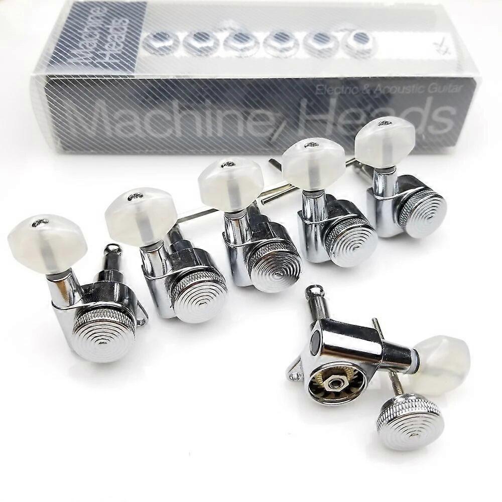 Chrom Gitarre Locking Mechaniken Silber E-Gitarre Mechaniken Mechaniken JN-07SP Lock Stimmwirbel ( Mit Verpackung )