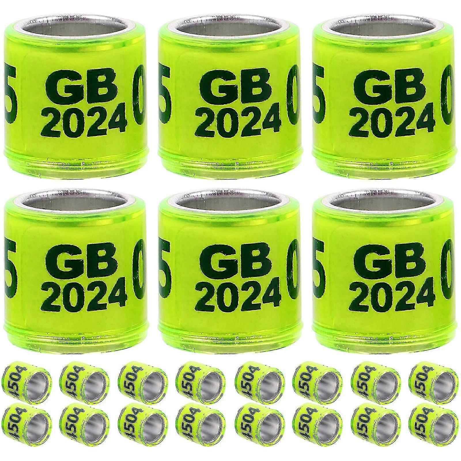 100pcsピジョンフットリング タグ 雛 鳩 オウムのフットリング 雛の指輪 チキンレッグバンド